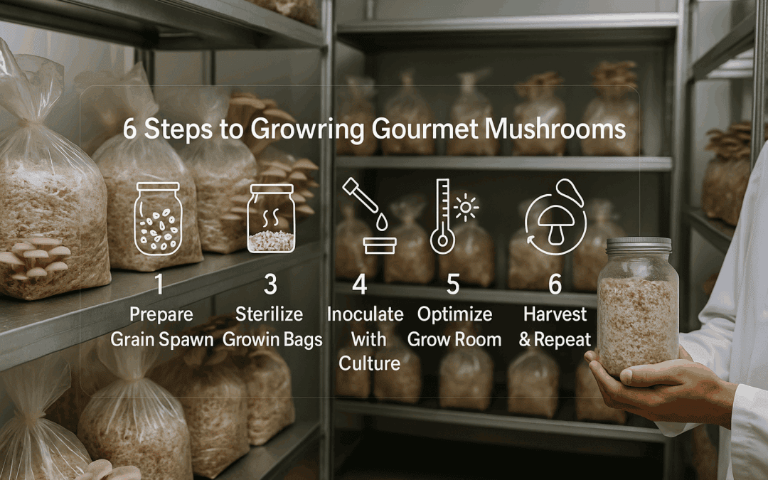 6 Steps to Growing Gourmet Mushrooms Indoors